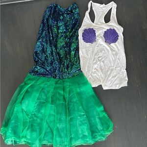 Adult Ariel little mermaid costume (M)